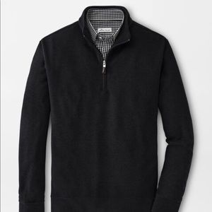 Black half-zip jacket
